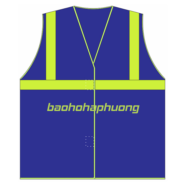 Áo lưới phản quang nhám dính 3