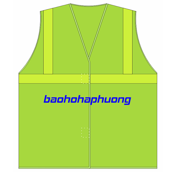 Áo lưới phản quang nhám dính 4