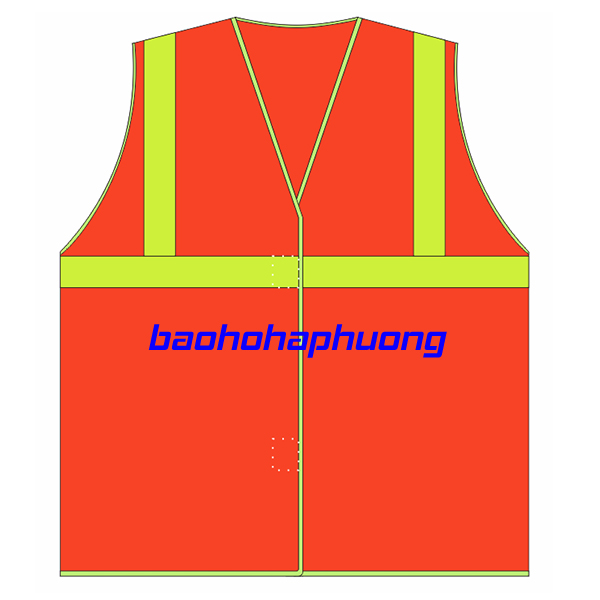Áo lưới phản quang nhám dính 5