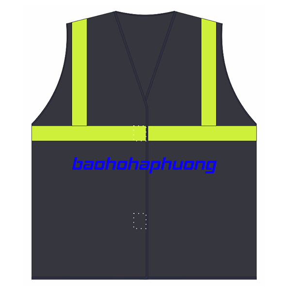Áo lưới phản quang nhám dính 6