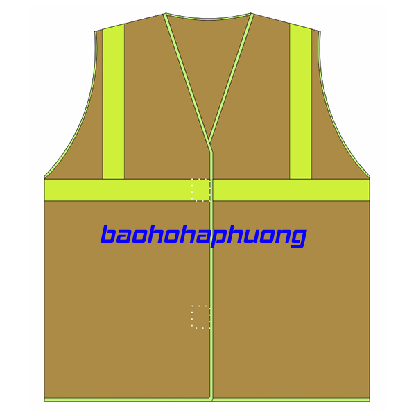 Áo lưới phản quang nhám dính 8