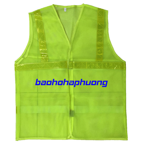 Áo lưới phản quang nhám dính 8