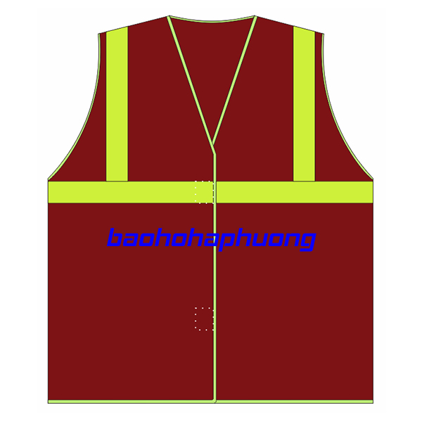 Áo lưới phản quang nhám dính