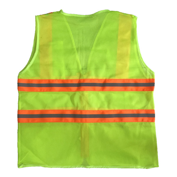 Áo Phản Quang 3M Túi Khóa Màu Vàng Chanh 1