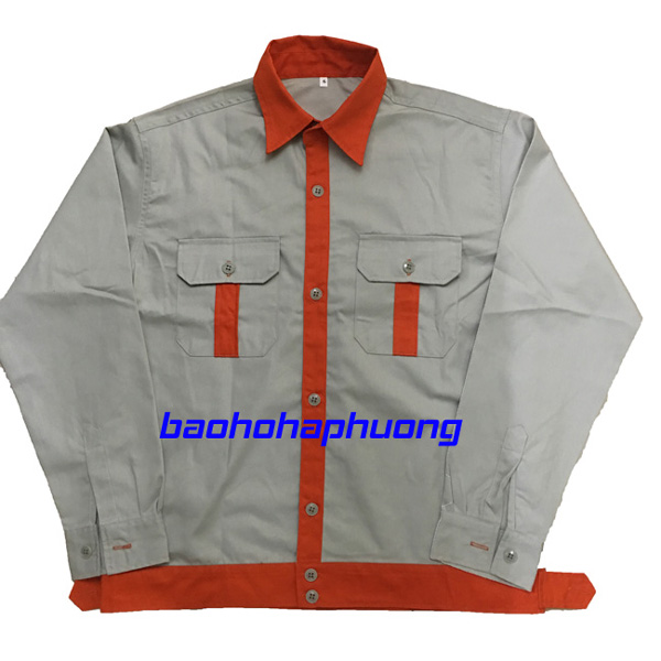 Quần áo bảo hộ pangrim ghi phối cam.2