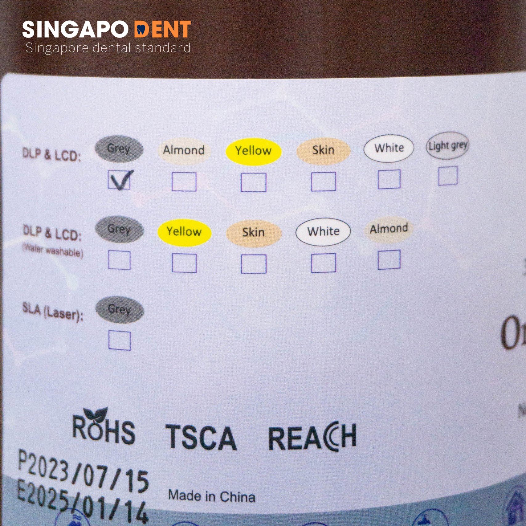 Nhựa in Resin Jamghe Ortho Model 1L