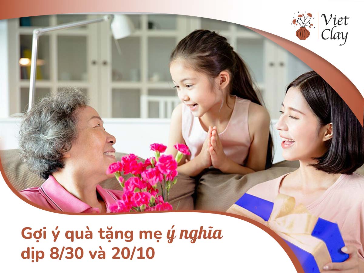 GỢI Ý QUÀ TẶNG MẸ 8/3 VÀ 20/10 Ý NGHĨA | BÌNH HOA GỐM {2022}