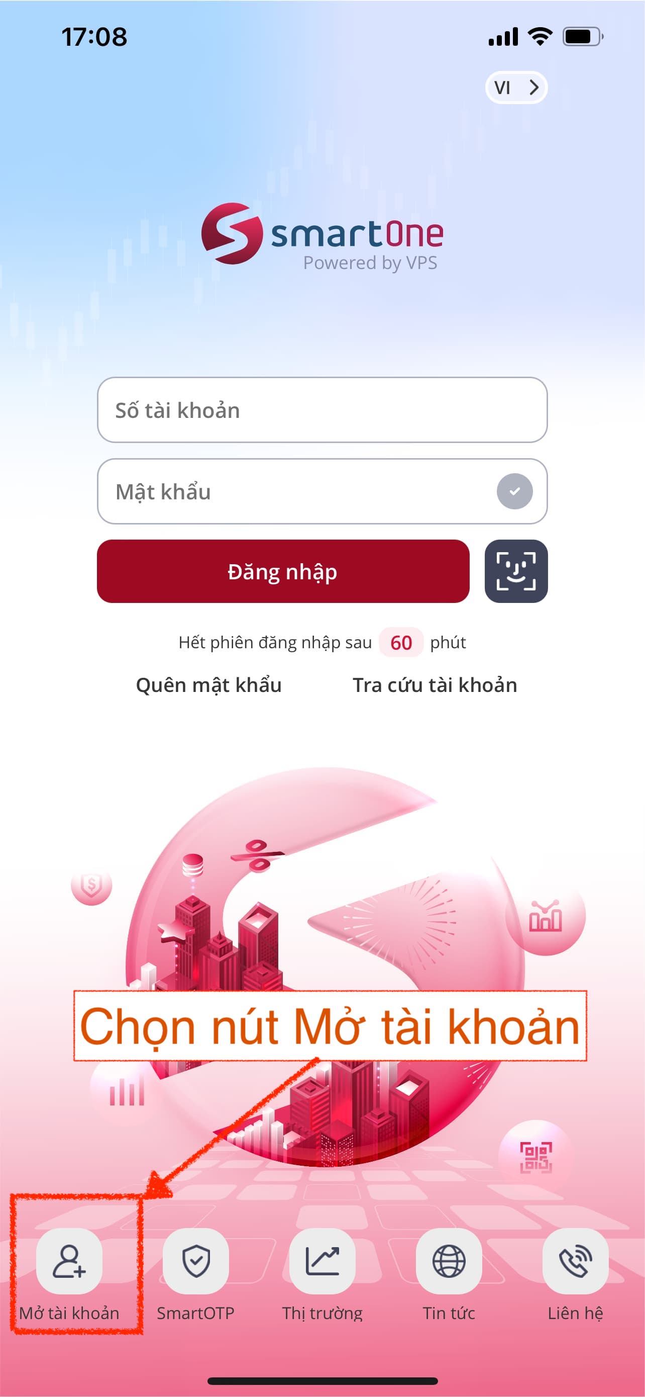 Mở tài khoản VPS