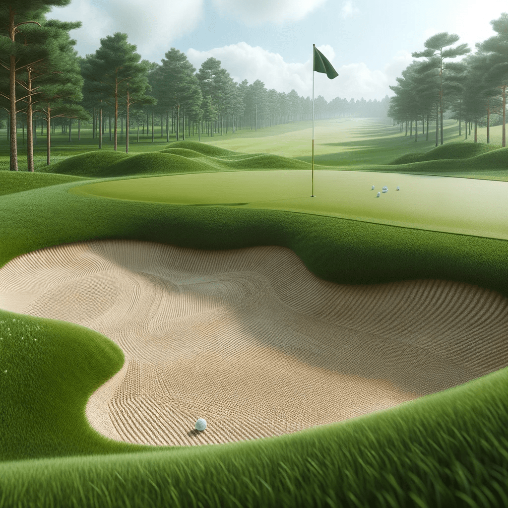 bunker trên sân golf