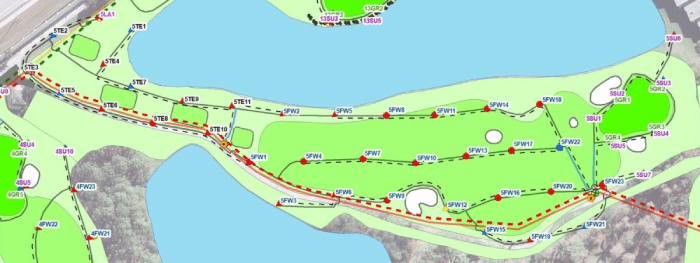 Cách lập kế hoạch vùng tưới tiêu cho bố cục sân golf