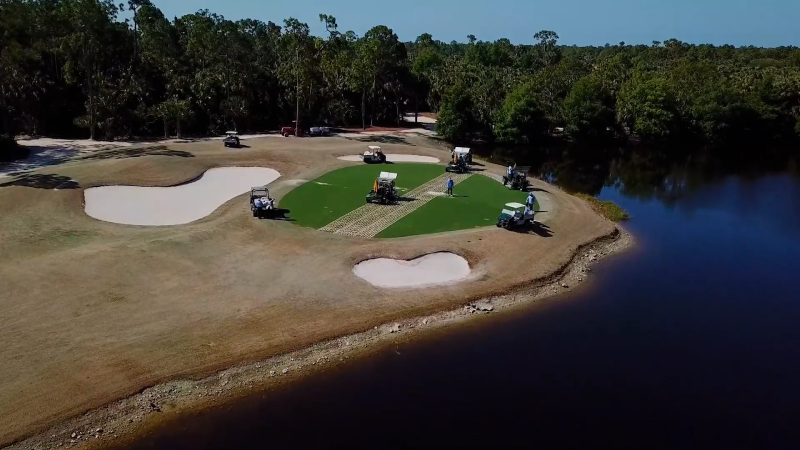 cải tạo đường golf