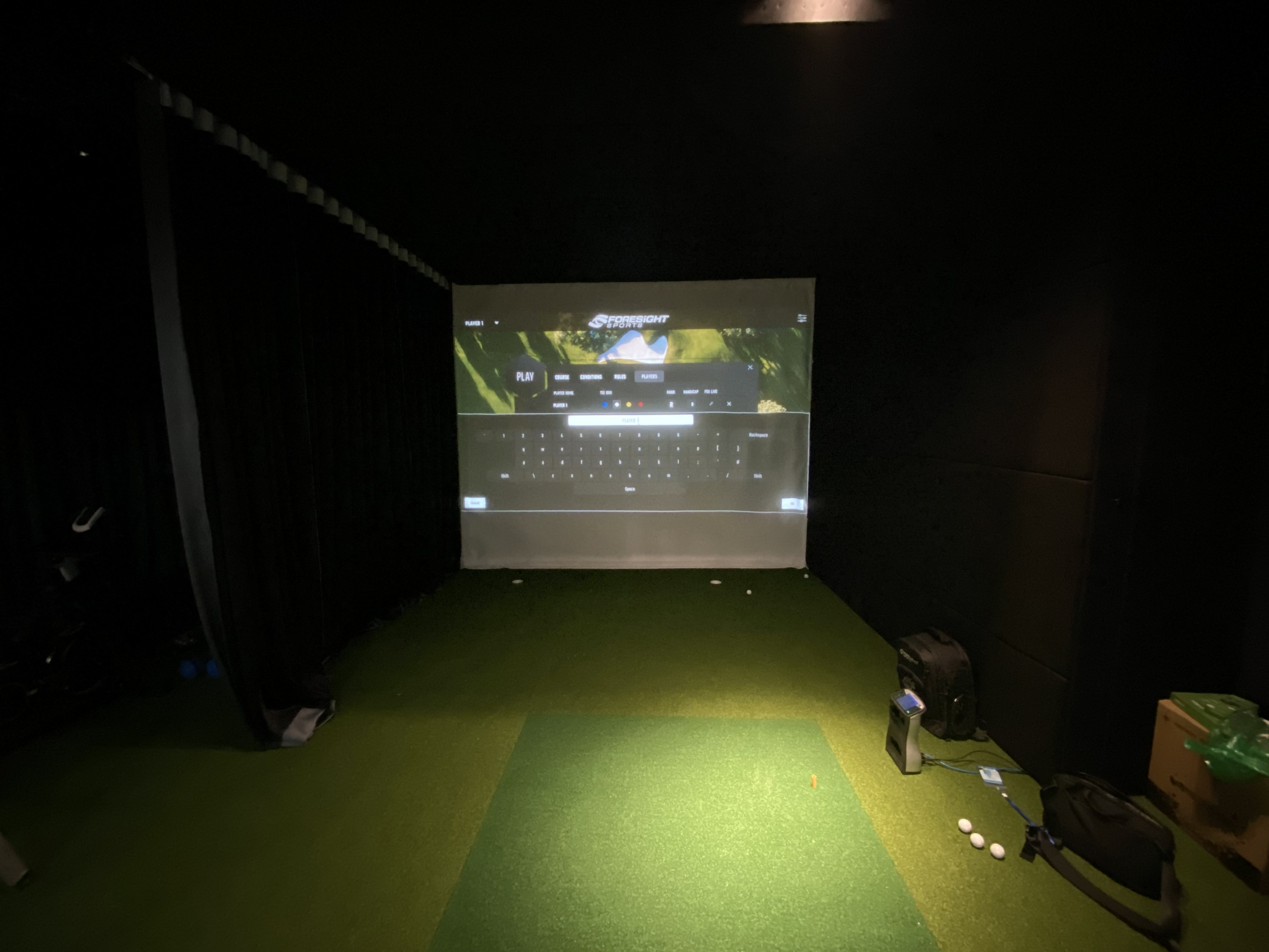 phòng golf mô phỏng