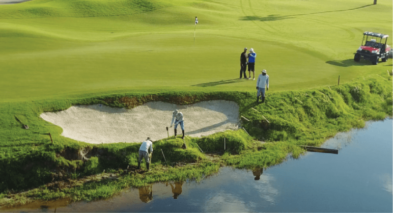 Giải pháp kiểm soát xói mòn cho người quản lý sân golf