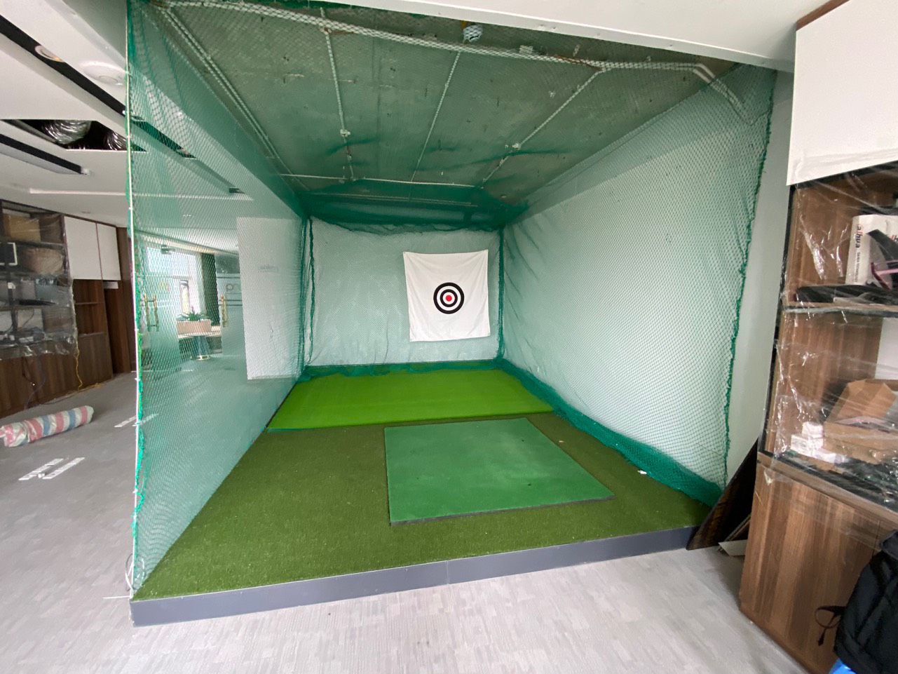phòng golf mô phỏng tại nhà