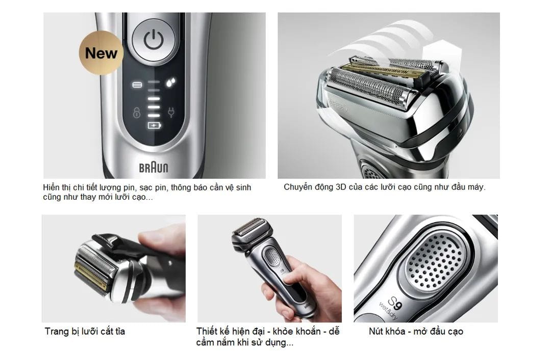 Máy cạo râu Braun Series 9 9370cc