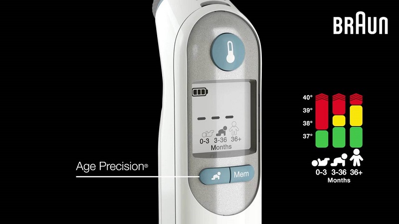 Nhiệt kế điện tử đo tai Braun IRT 6520 - màu trắng có tốt không?