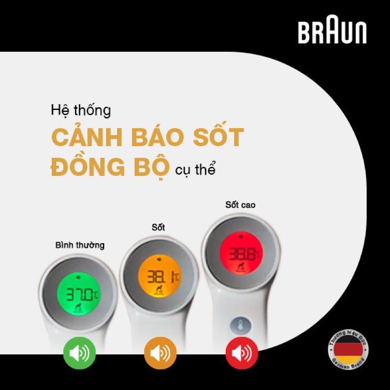 Nhiệt kế đo trán Braun BNT400WE