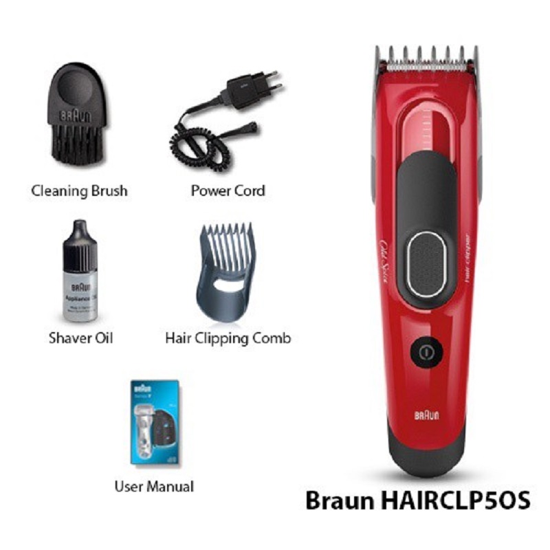 Hướng dẫn sử dụng Tông đơ cắt tóc Braun Old Spice CLP50S hiệu quả