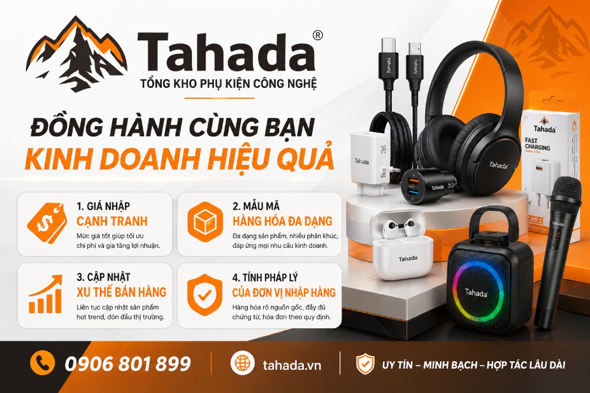 Tổng Kho Sỉ Phụ Kiện Tahada