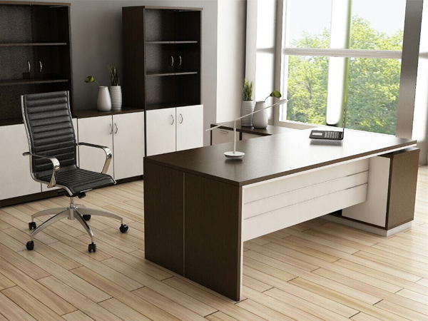 Bàn làm việc hiện đại từ gỗ công nghiệp MDF