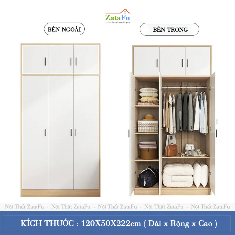 tủ quần áo nhiều ngăn