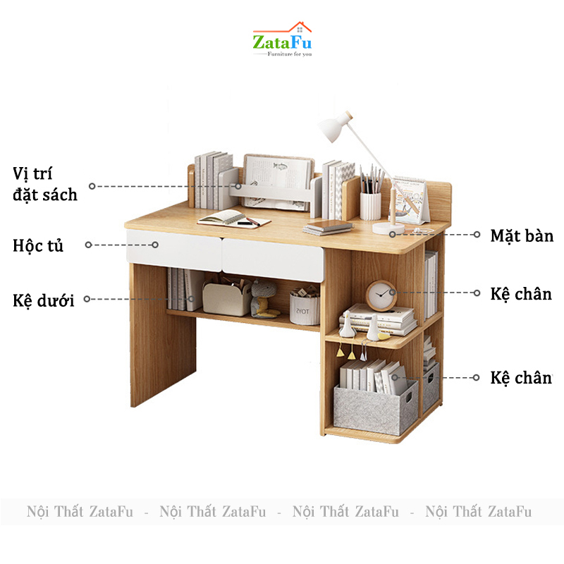 bàn làm việc chữ u