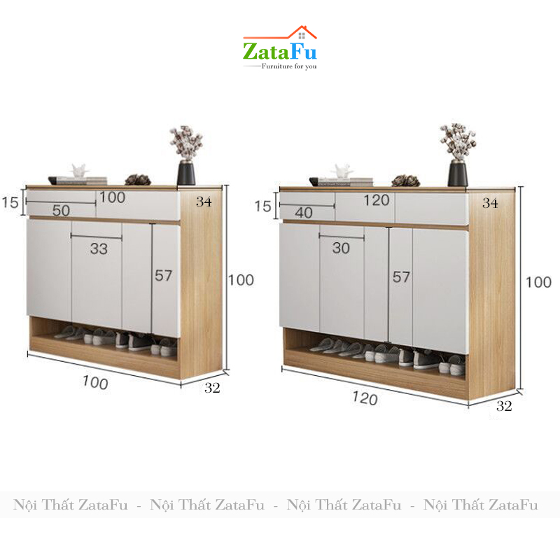 kệ giày gỗ 5 tầng