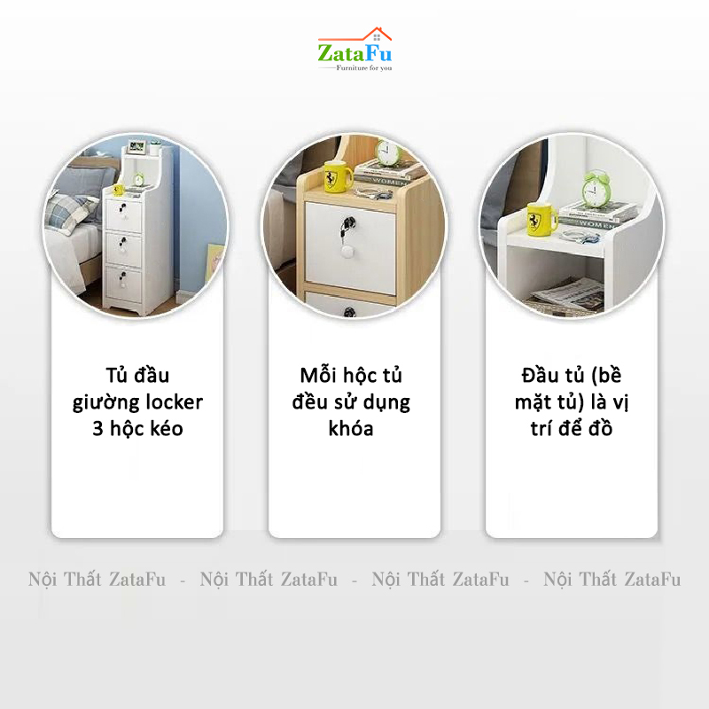 tủ nhỏ đầu giường