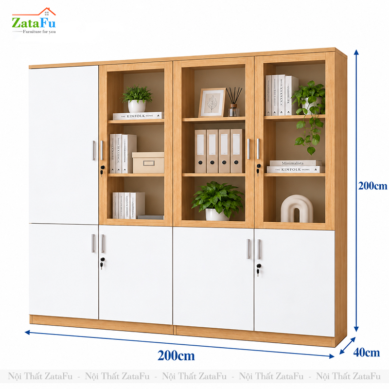 Thông Số Của Tủ Trang Trí Tủ Đựng Hồ Sơ Tài Liệu TUTT-84 ZataFu