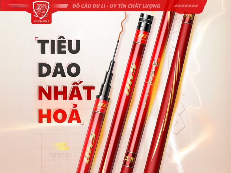 Cần câu đài phân loại dựa theo chất liệu
