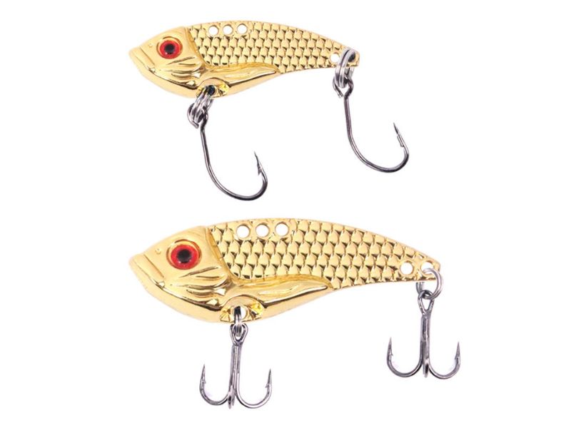 Mồi câu cá bằng kim loại với thiết kế đẹp mắt