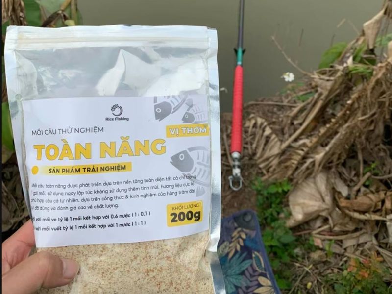 Mồi câu cá Rice Fishing toàn năng phù hợp với nhiều loại cá