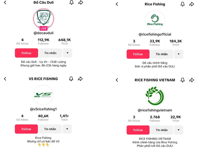 Nhập sỉ đồ câu Rice Fishing hỗ trợ truyền thông cho các đại lý