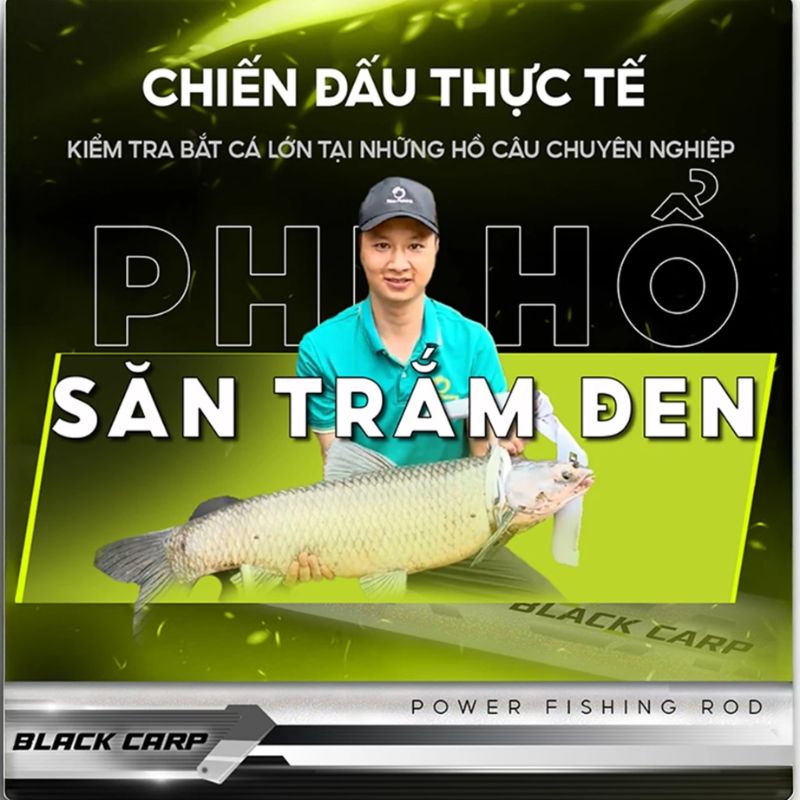 Cần câu đài Black Carp CC-38 săn hàng và các vấn đề bảo hành