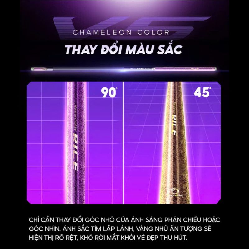 Công nghệ sơn đổi màu trên cần V5 CC-39