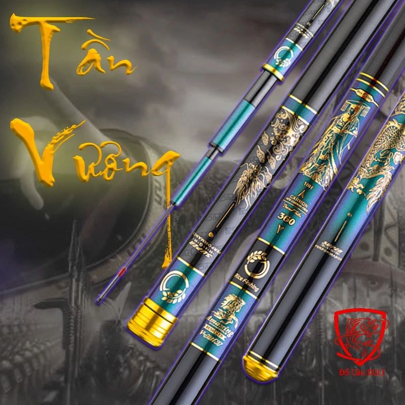 Cần câu đài Tần Vương CC-20 thương hiệu Rice Fishing siêu nhẹ