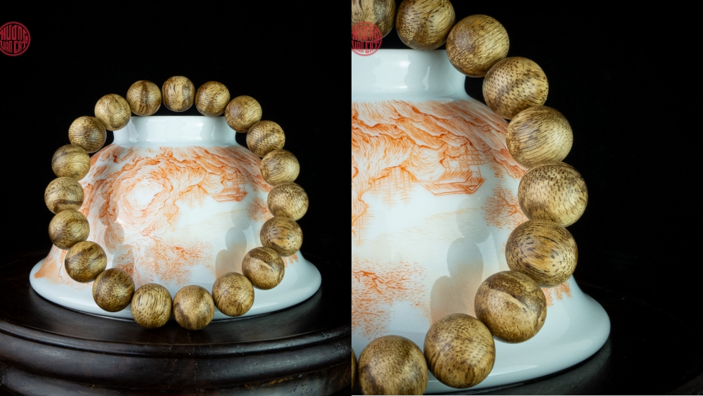 vòng trầm rục 10 li cho nam