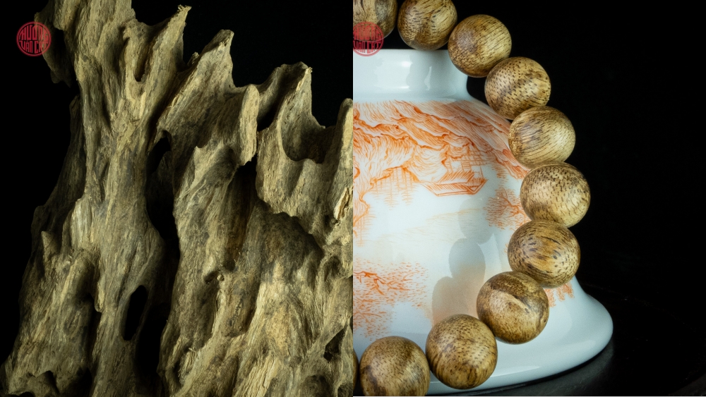 vòng trầm rục 10 li cho nam