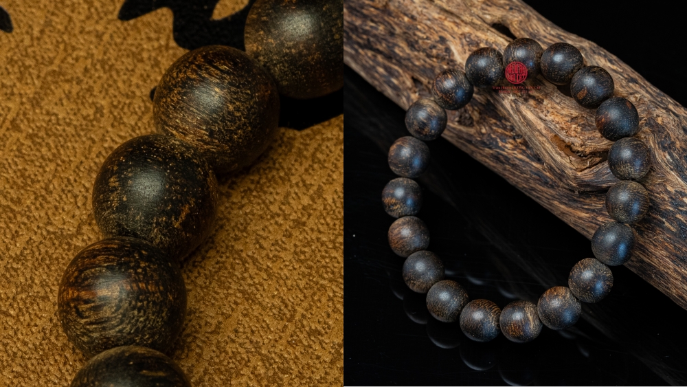 vòng trầm hương chìm nước 10 li cực hiếm có