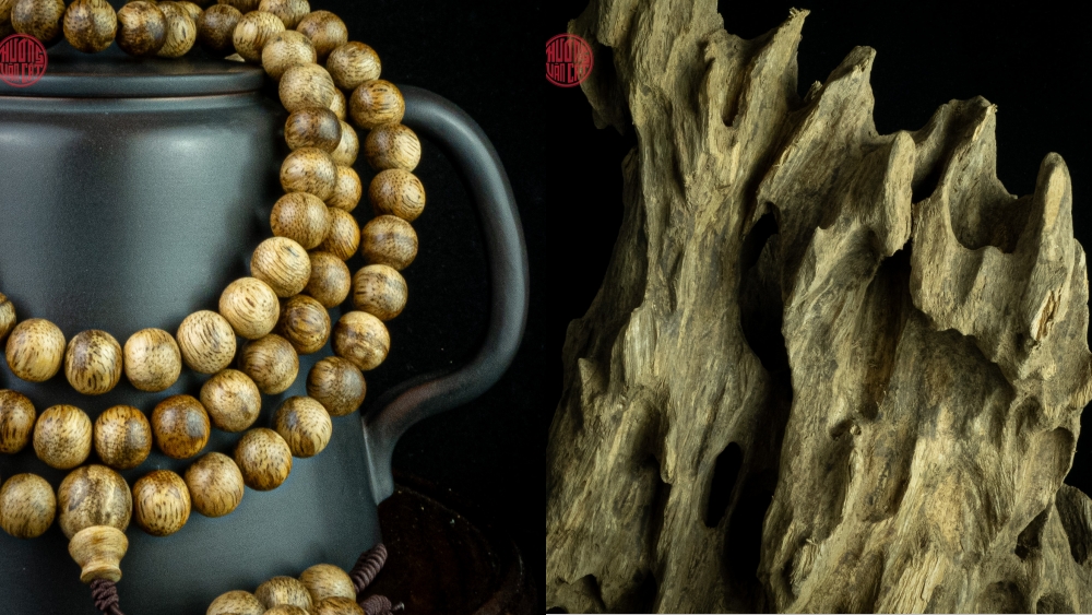 vòng trầm hương 108, 8li thích hợp cho nam