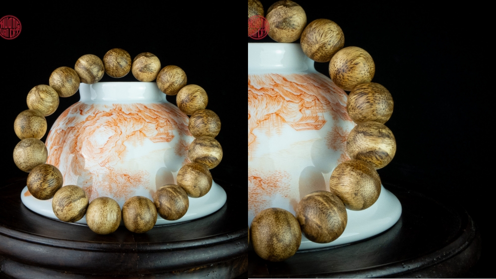 vòng trầm rục bông 12 li cho nam