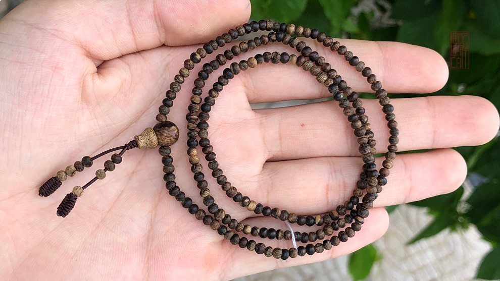 vòng trầm 216 hạt 3 li