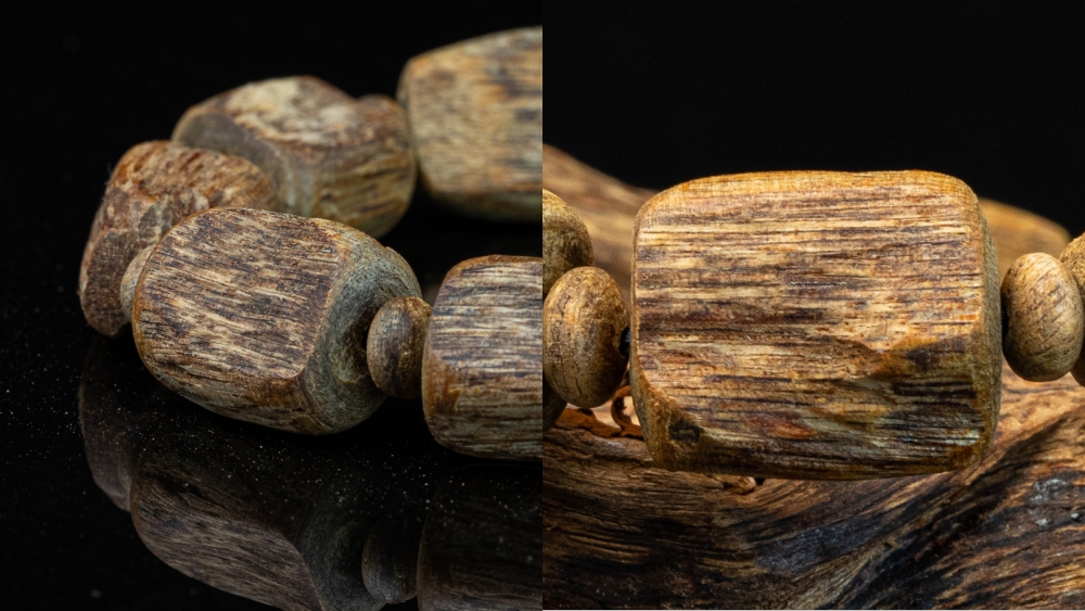 vòng trầm bông chìm hạt tự nhiên hiếm có