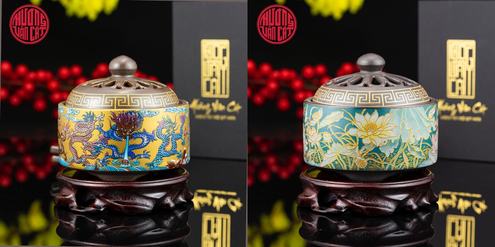 lư điện xông trầm cao cấp