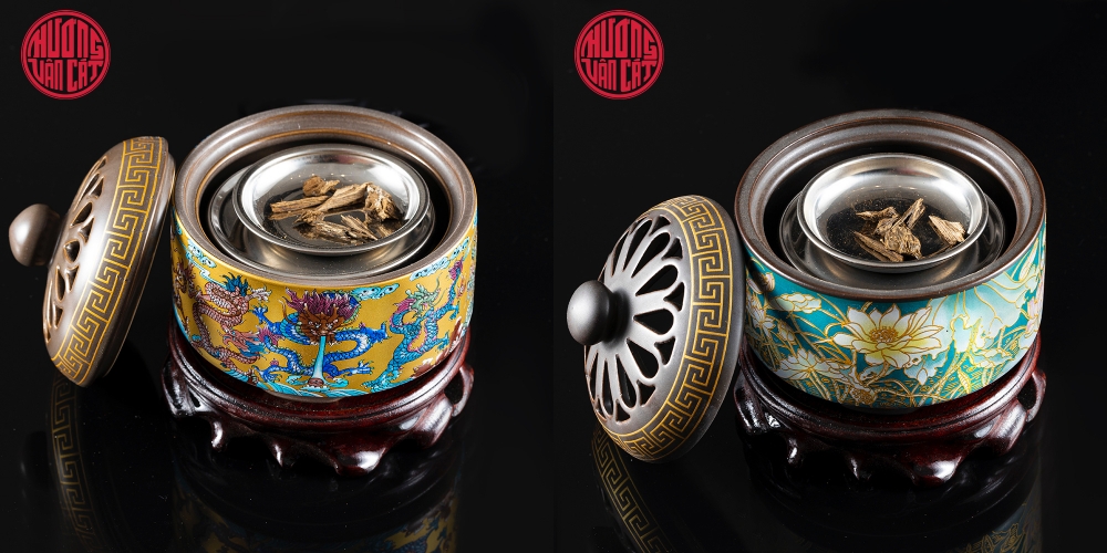 lư điện xông trầm cao cấp