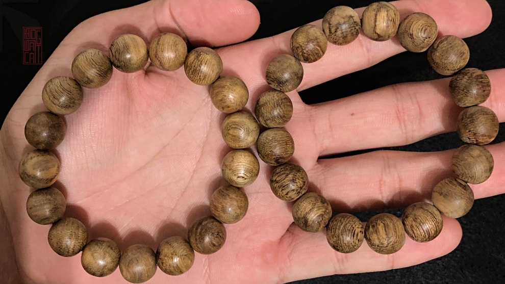 vòng trầm trước và sau khi lên nước