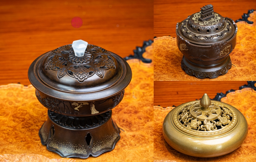 lư đồng xông nhang trầm hương