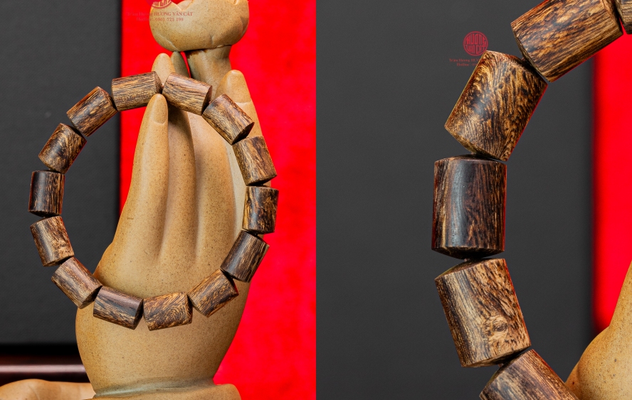 vòng trầm hương lu thống cận chìm cao cấp cho nam