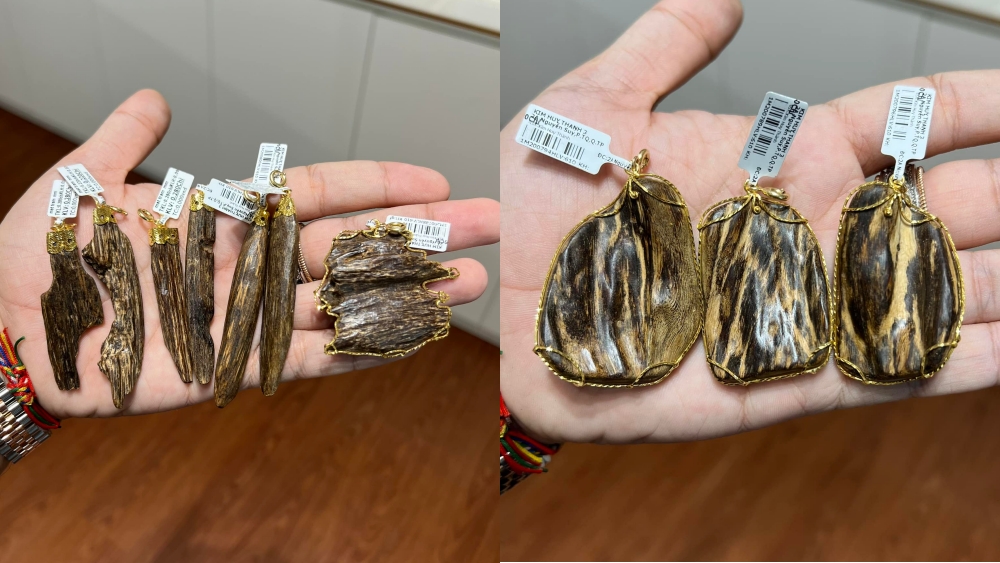 mặt dây chuyền trầm hương cao cấp