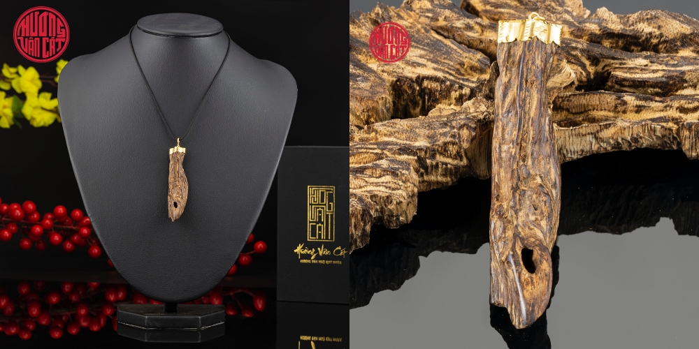 MẶT TRẦM CHÌM BỌC VÀNG DẠNG TỰ NHIÊN